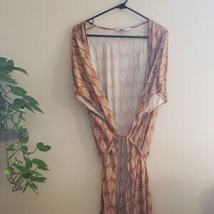 Cupshe Luxe Flow Ornate Cover-Up Kimono Small